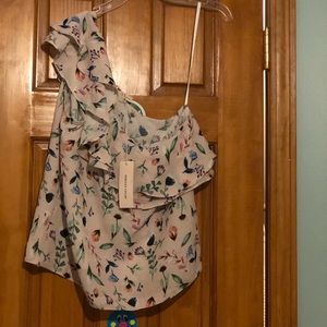 Rebecca Taylor off the shoulder tank